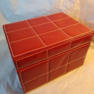 Elegant Red Storage Box